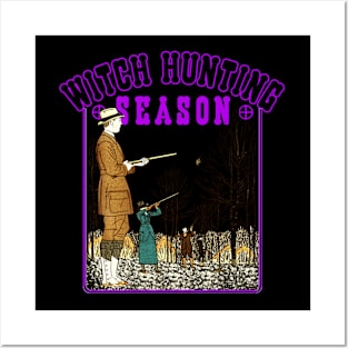 Witch Hunting Season - Funny Vintage Posters and Art